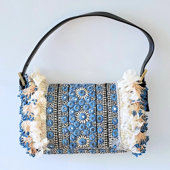 Fendi Baguette Beaded Fringe Mirror Detail - Picture 2 of 15